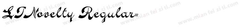 LTNovelty Regular字体转换